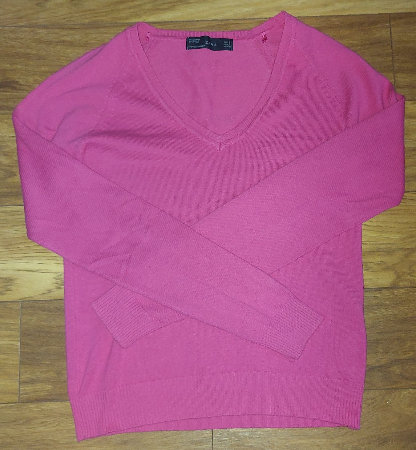Sweter różowy Zara