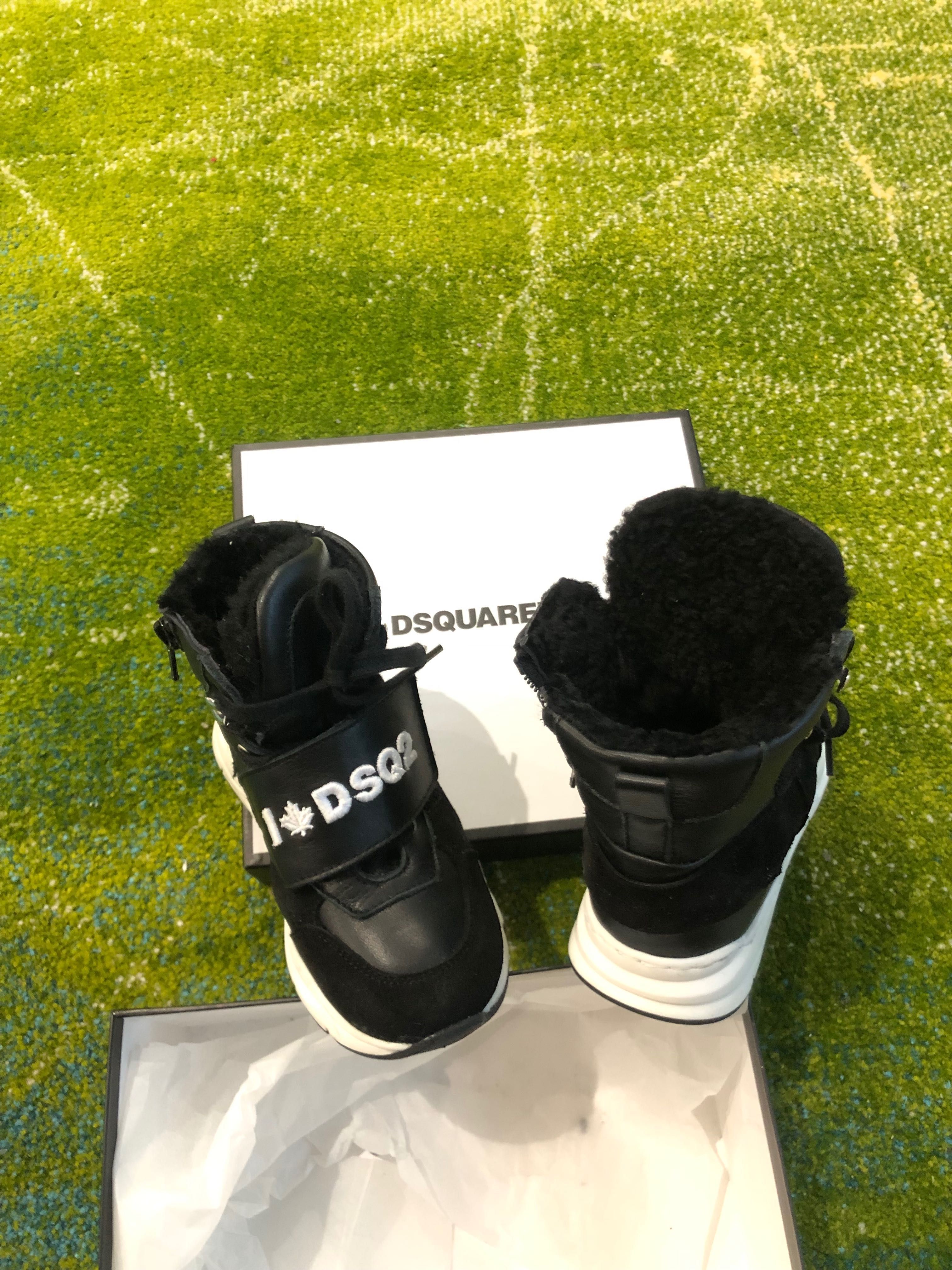 Кроссовки на хутрI dsquared2