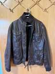 Casaco de Couro Masculino da Armani, original, made in Italy