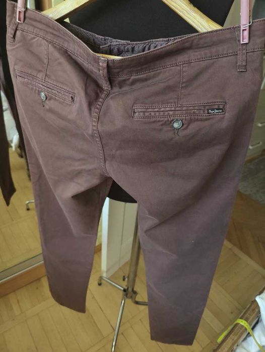 Джинсы (chino Pepe jeans London United Kingdom w34 stretch truffle.