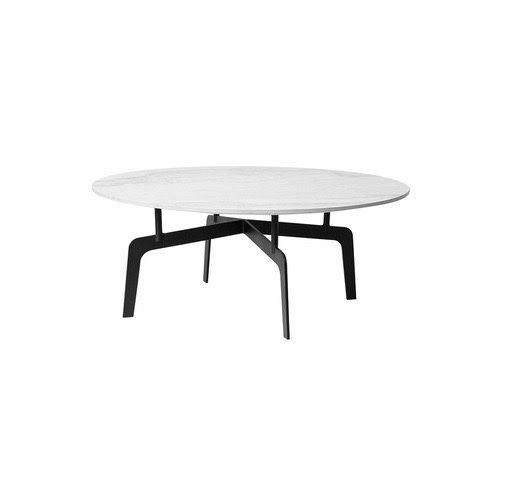 Stolik okrągły 90cm T014, spiek szary OUTLET