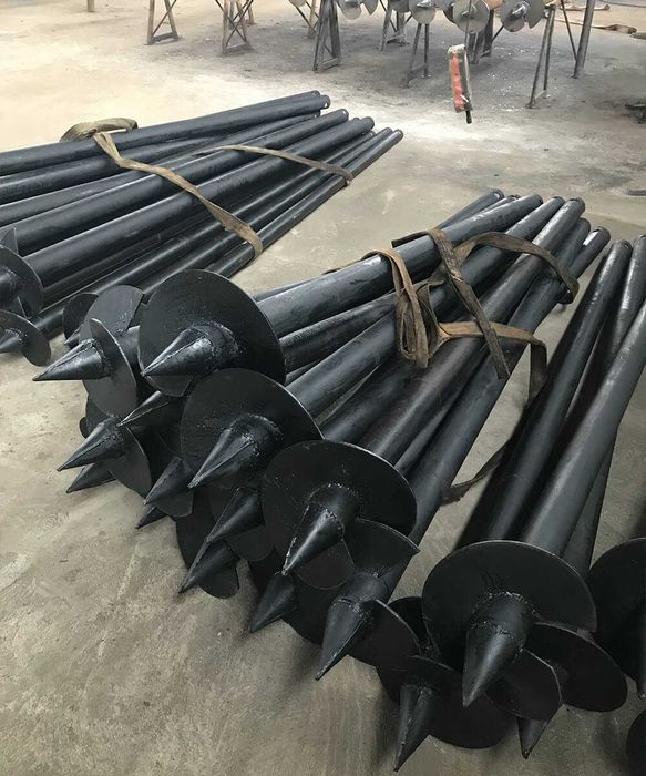 Винтовые сваи, наконечники, діаметр 57, геошуруп, палі, монтаж