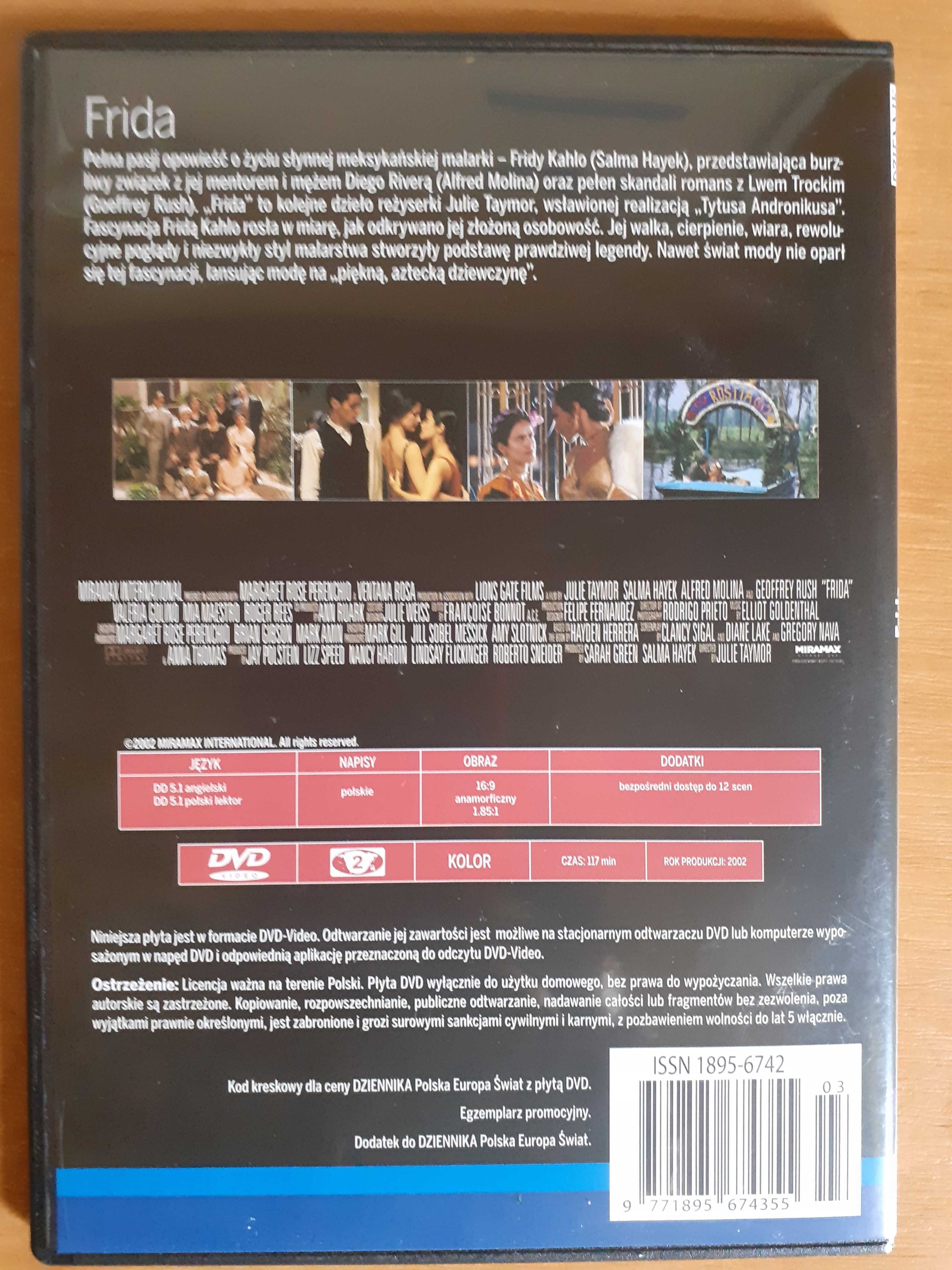Frida film biograficzny DVD