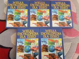 Wielka encyklopedia dla dzieci 5 tomów