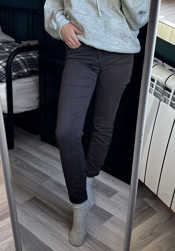 Spodnie czarne rurki H&M 36