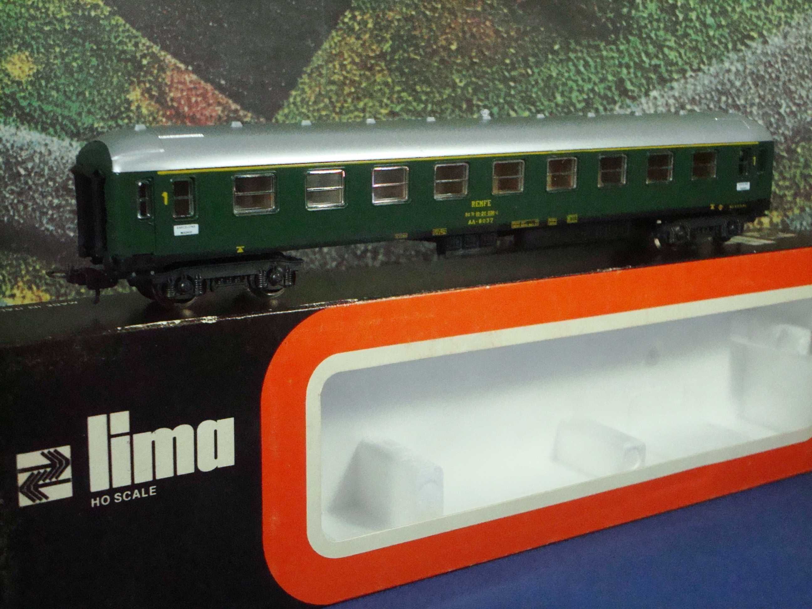 Lima H0 9124 - Carruagem 1ª Classe, "Renfe" Espanha, Usado, Orig. Box