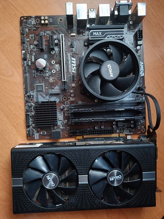 Продам комп rx 570 ryzen 5 2600