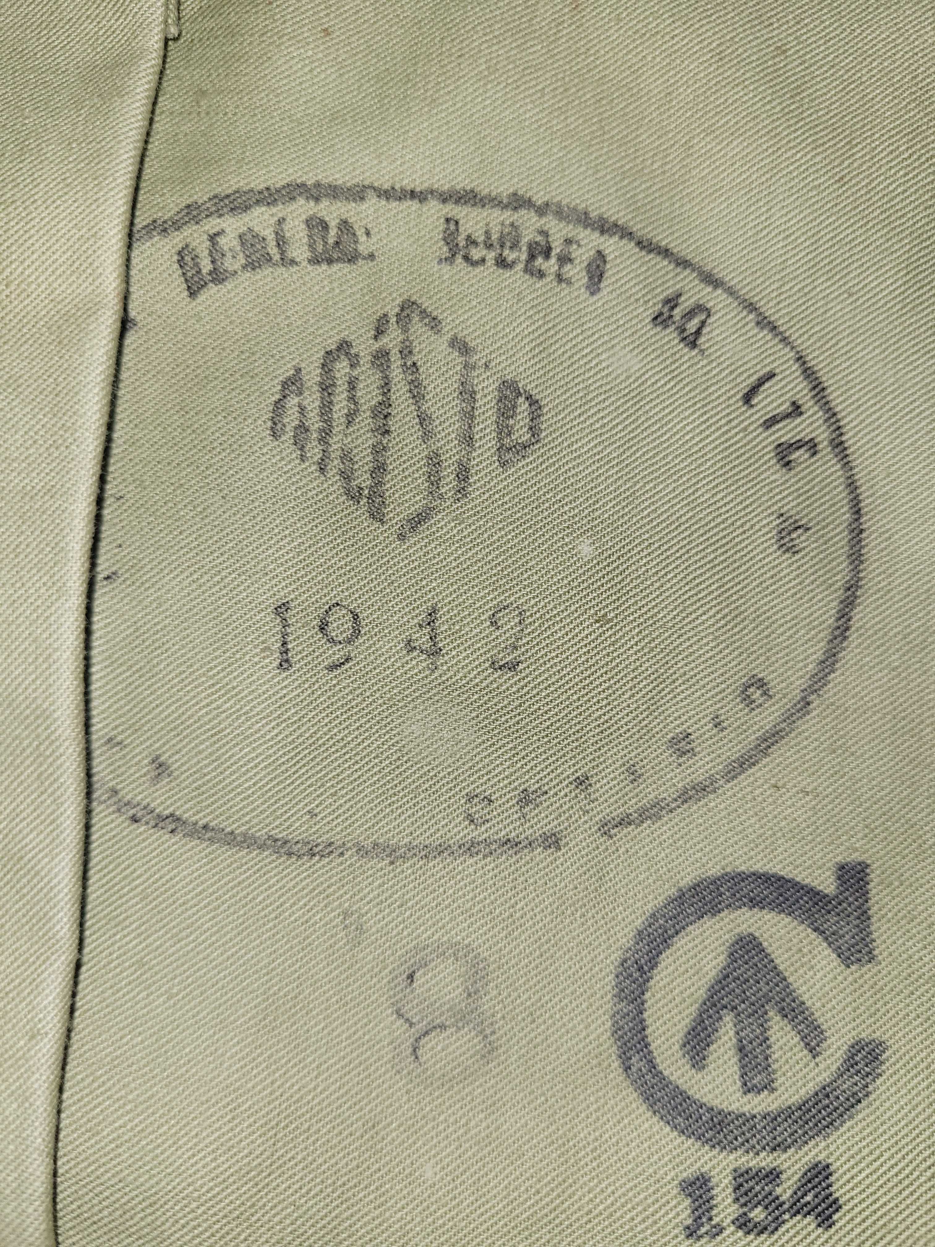 LEGGINGS MOTORCYCLISTS khaki no 2 Canadian General Rubber Co. Ltd 1942