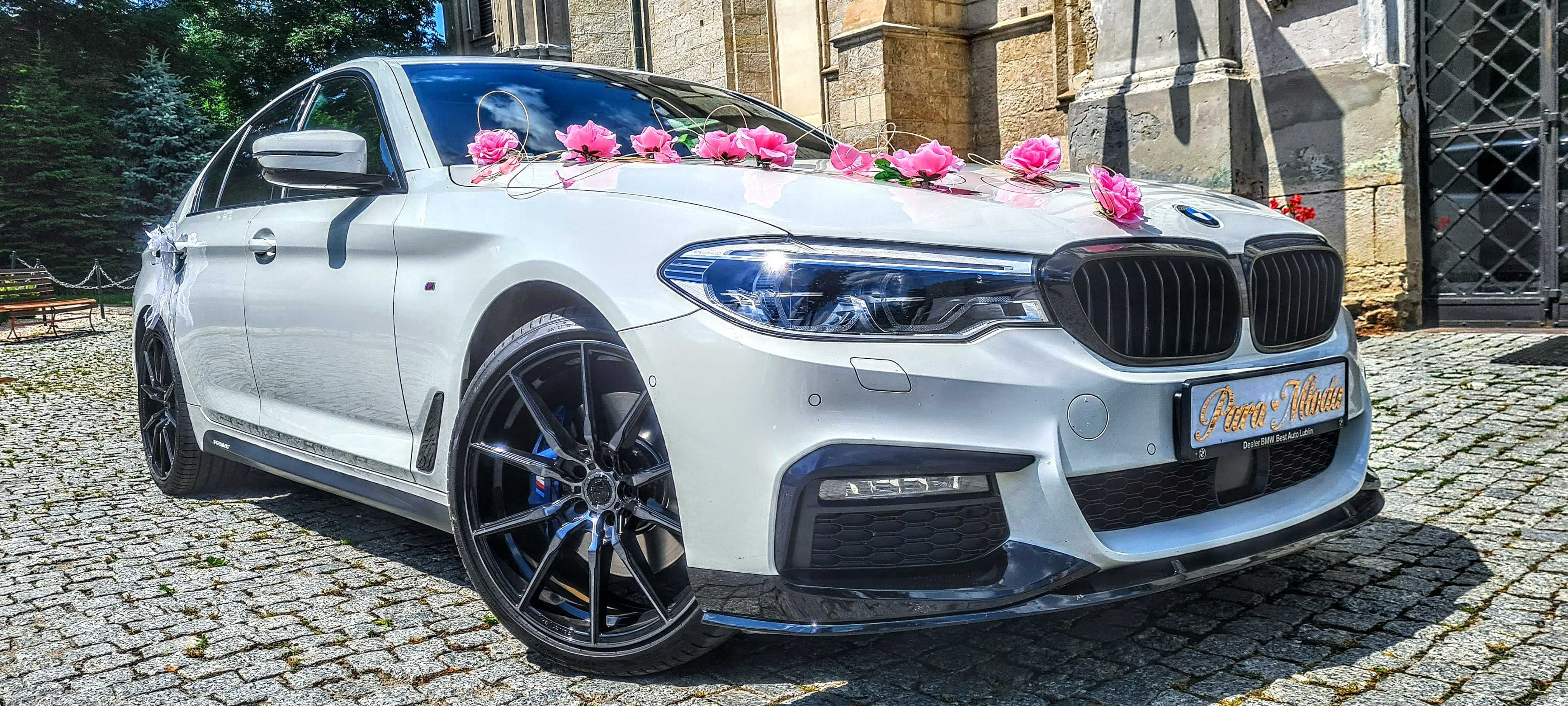 BMW 5MP Auta do ślubu Biała Perła