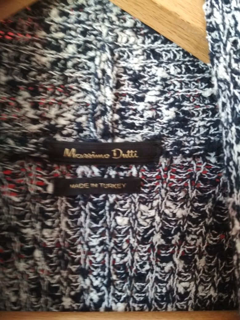 Świetny kardigan do kolan Massimo Dutti XS