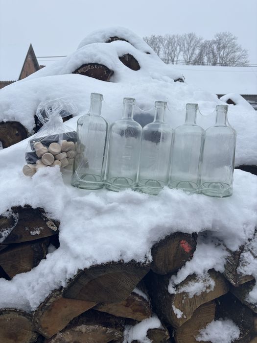 Butelki 0,7L nowe zestaw