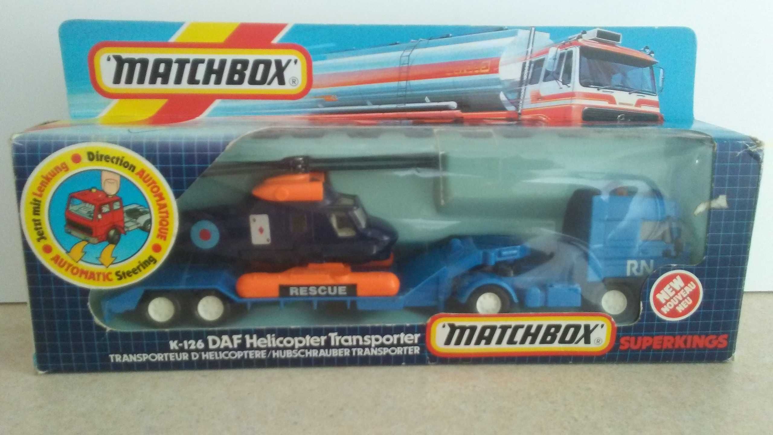 matchbox superkings daf+helikopter