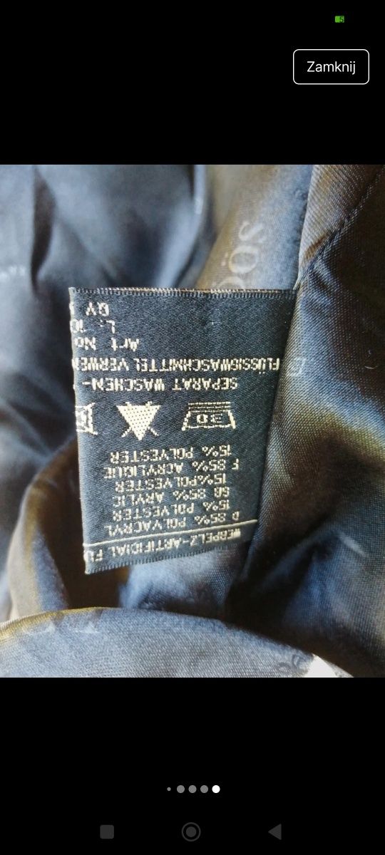 Piękne futro.projektant  Harald Glööckler XXXL