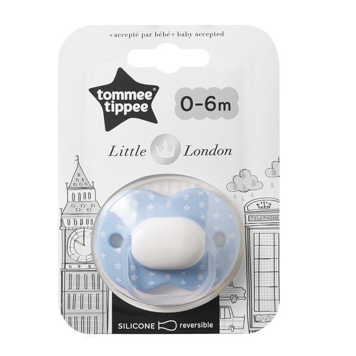 Tommee Tippee Little London Smoczek Uspokajający 0-6M Boy (P1)