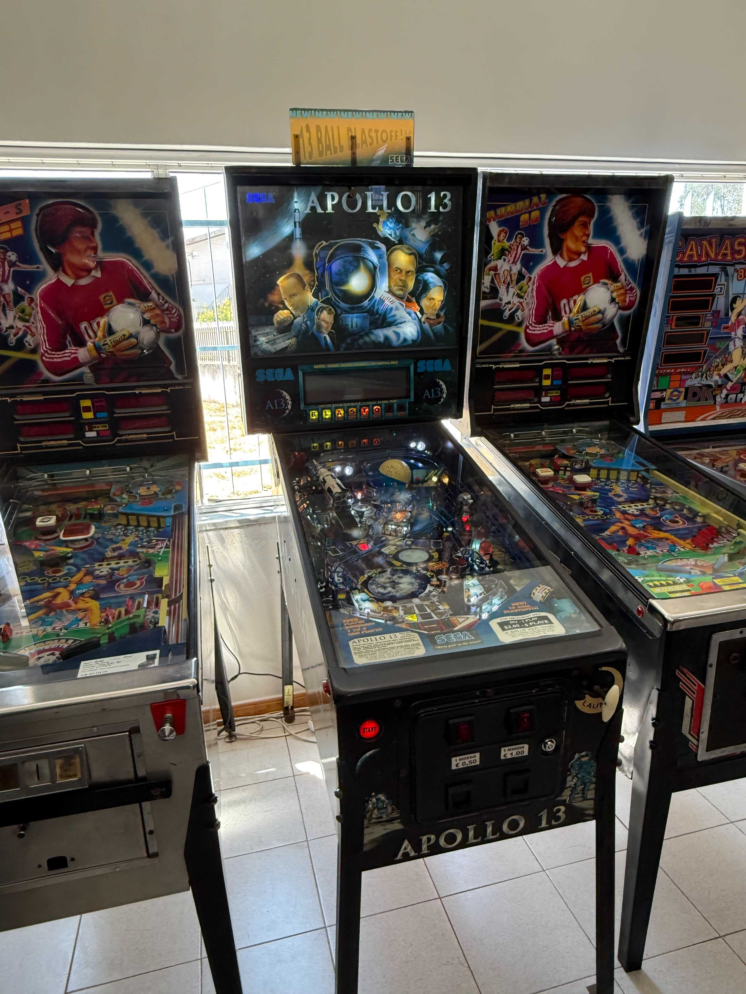 Flipper Temático Apollo 13 – Pronto a Jogar, Excelente Oportunidade