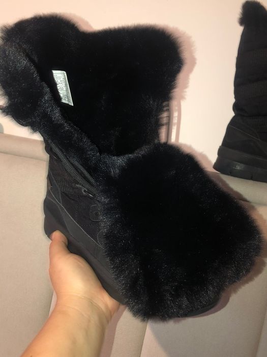 Botas de neve para mulher, impermeáveis, para o inverno