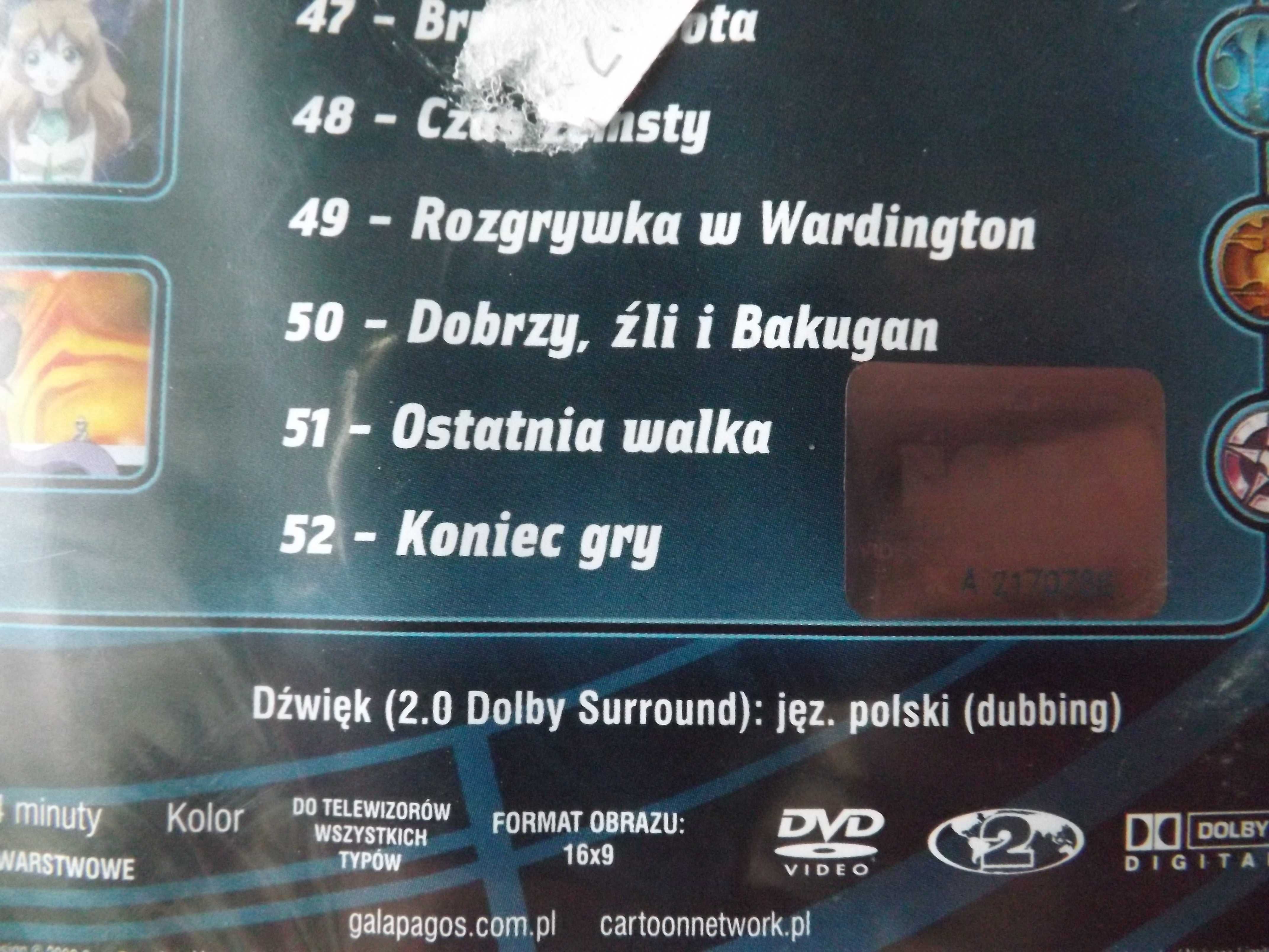 Bakugan 2 dvd cześć 4 film bajka