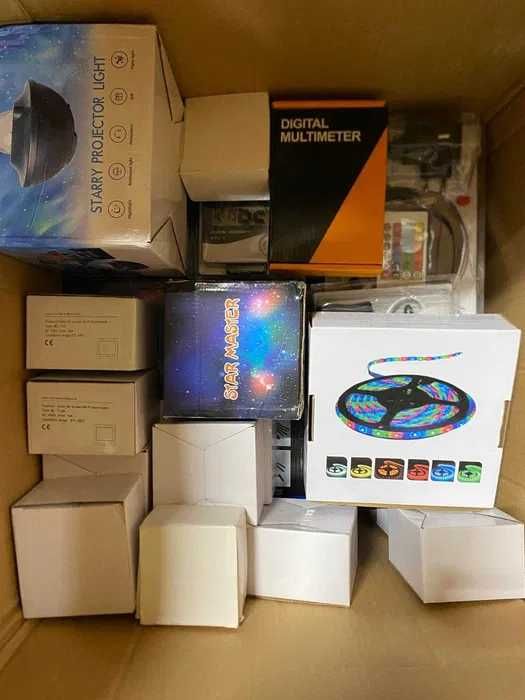 Box Karton mix Amazon Zwroty konsumenckie