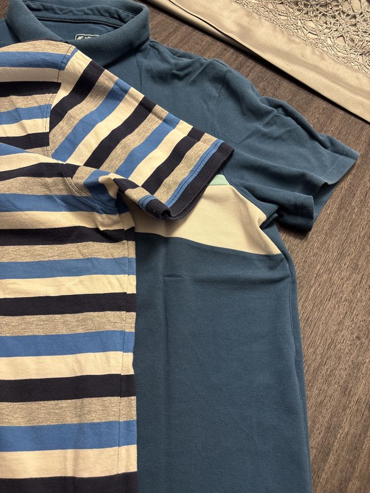 Polo koszulki męskie Reserved  4F krótki rękaw XL zestaw 2