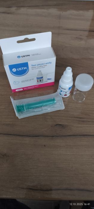 Test jakości twardości wody ustm