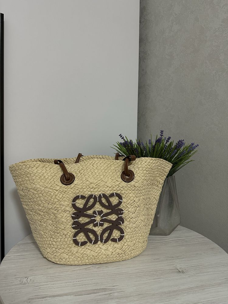 Сумка пляжна Loewe | сумка солом'яна лоеве соломенная сумка лоєве