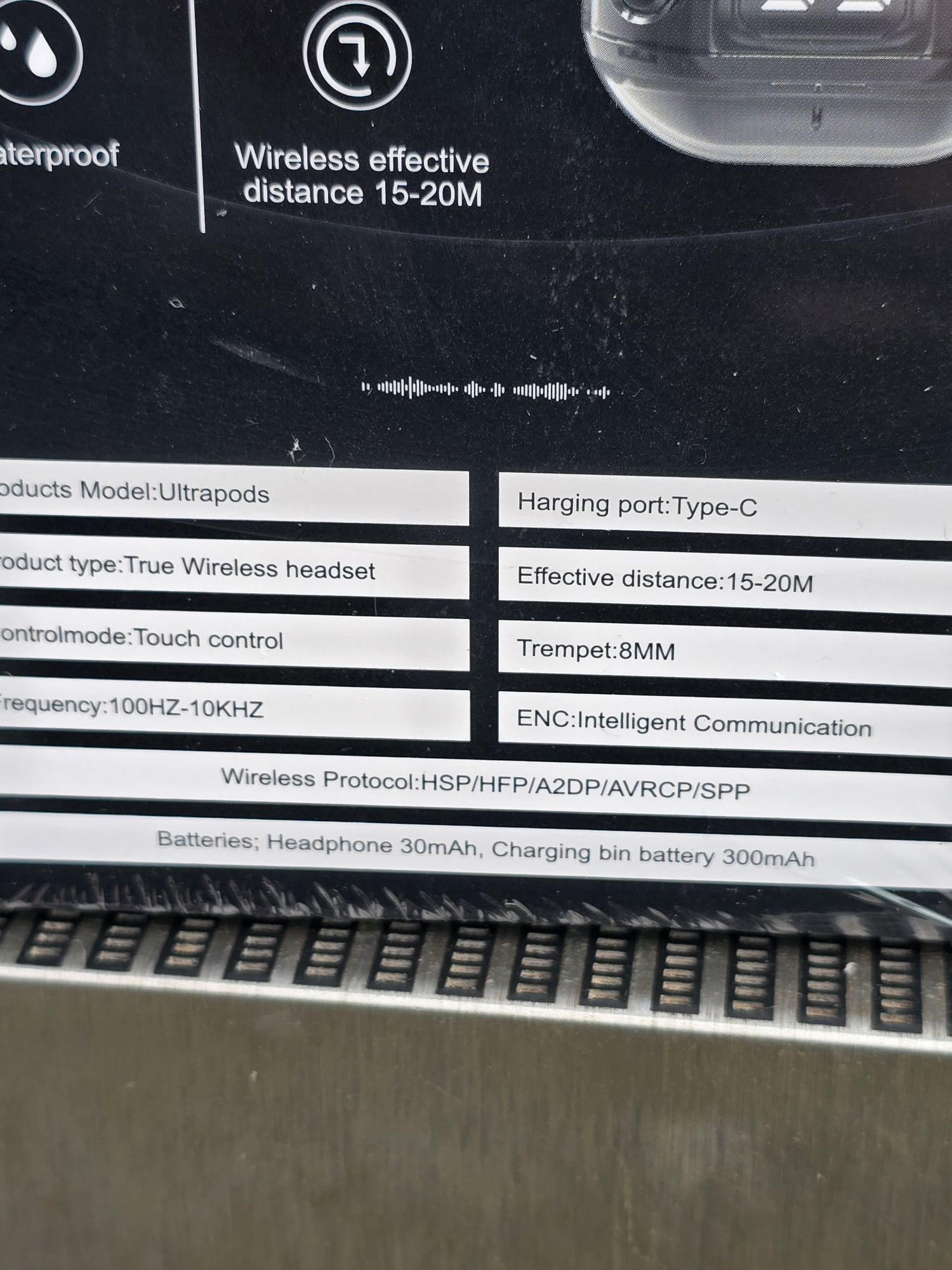 Sprzedam nowe słuchawki bezprzewodowe ULTRAPODS MAX WIRELLES 5.3