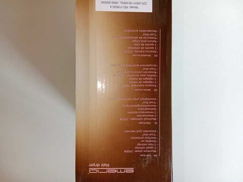 Suszarka do włosów Emerio