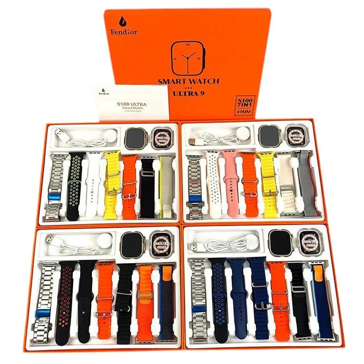 Kit 7 em 1 Smartwatch