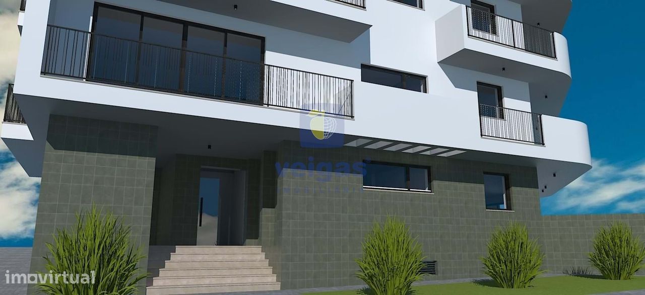 Apartamento T3 novo com terraço de 133m2 nas Caldas da Rainha - Prédio