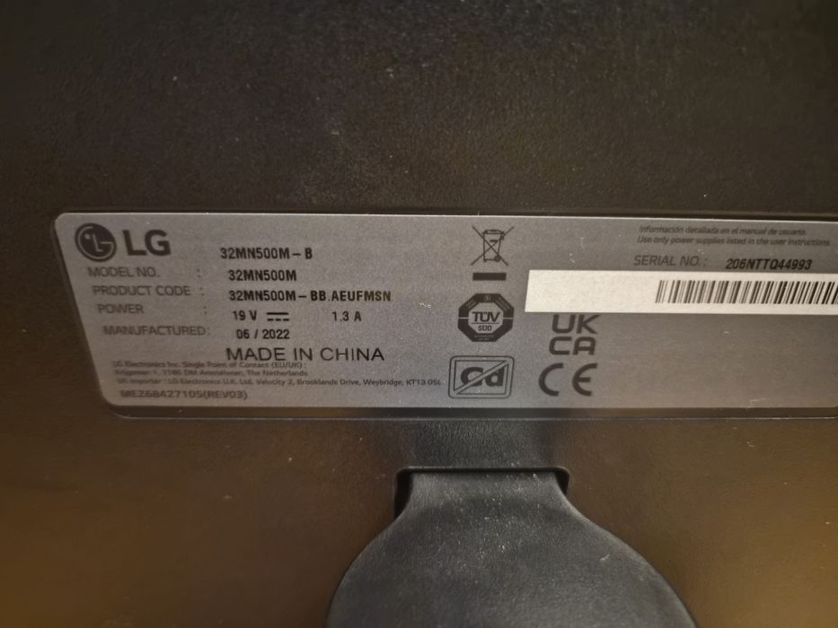 Lg 32mn500mb monitor 32 polegadas