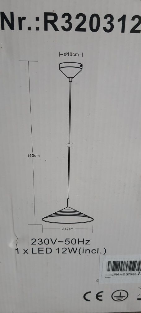 Lampa Led wisząca RL