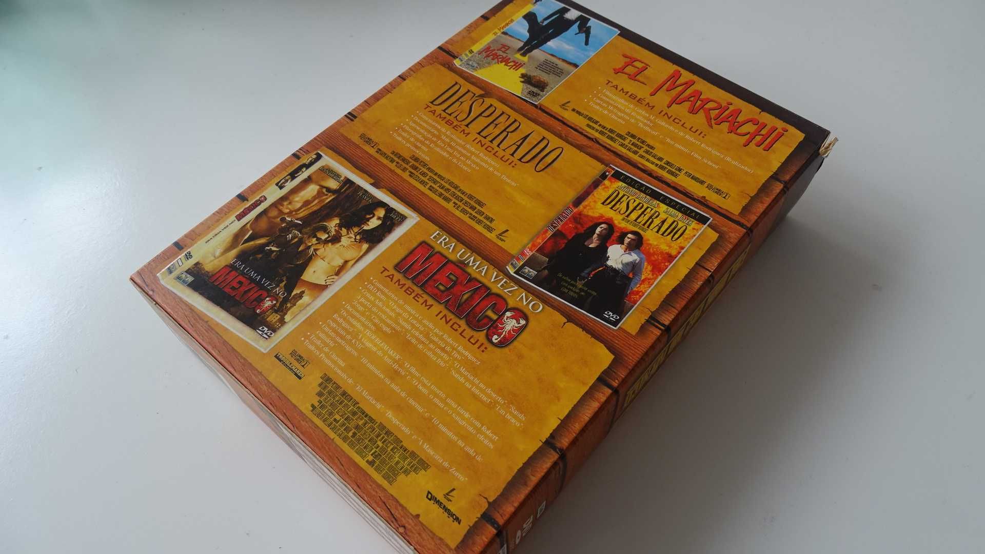 Trilogia DVD's México  . de Robert Rodriguez - Filmes Acção . c/ Novo