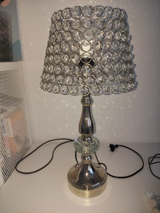 Lampa glamour kryształy
