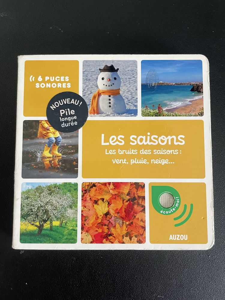 livro Estações do Ano com sons