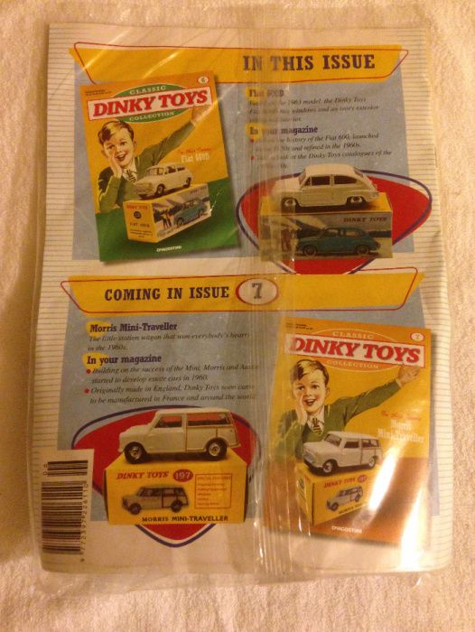 dinky toys classic collection issue 6 Fiat 600d zabawka model