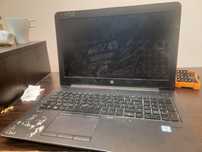 Laptop hp zbook 15 g3 po zwarciu uszkodzony