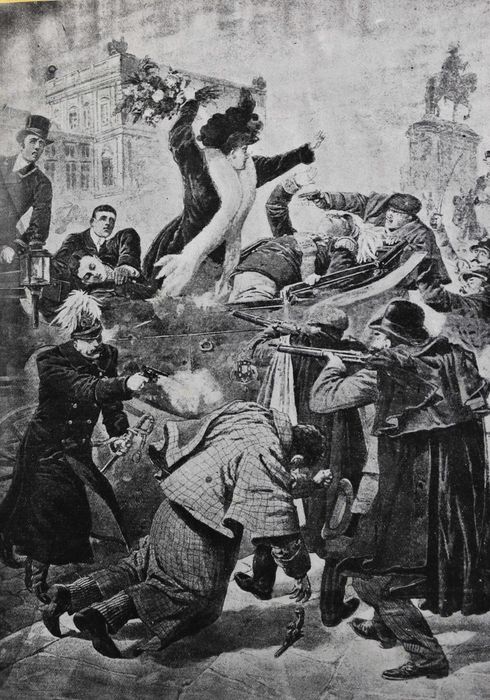 Regicídio D Carlos D Luís Filipe 1908 ilustração do Petit Journal