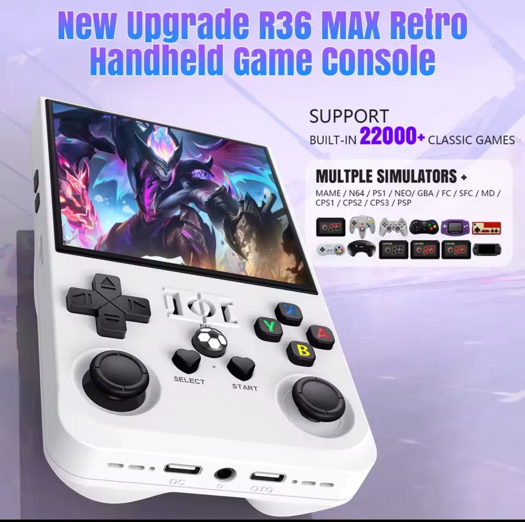 Retro consolas portáteis com 20000 jogos