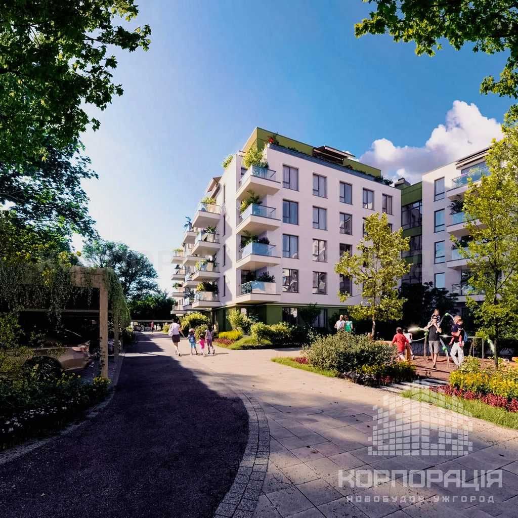 Квартира з панорамою на центр міста та річку, від забудовника