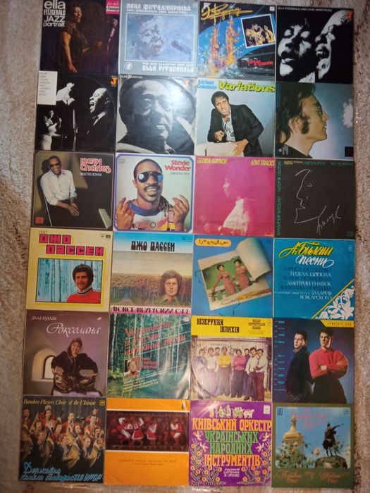 Пластинки виниловые платівки вінілові