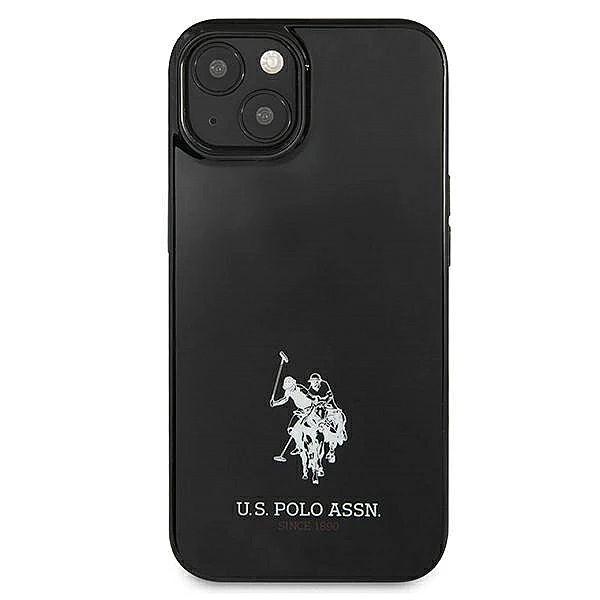Etui U.S. Polo Assn. Horses Logo na iPhone 13 mini - czarne
