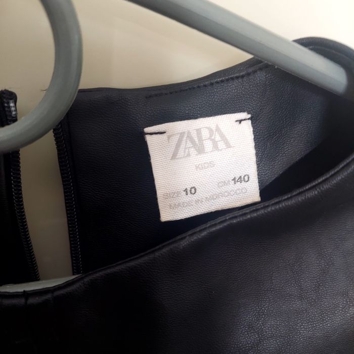 Кож зам платье ZARA