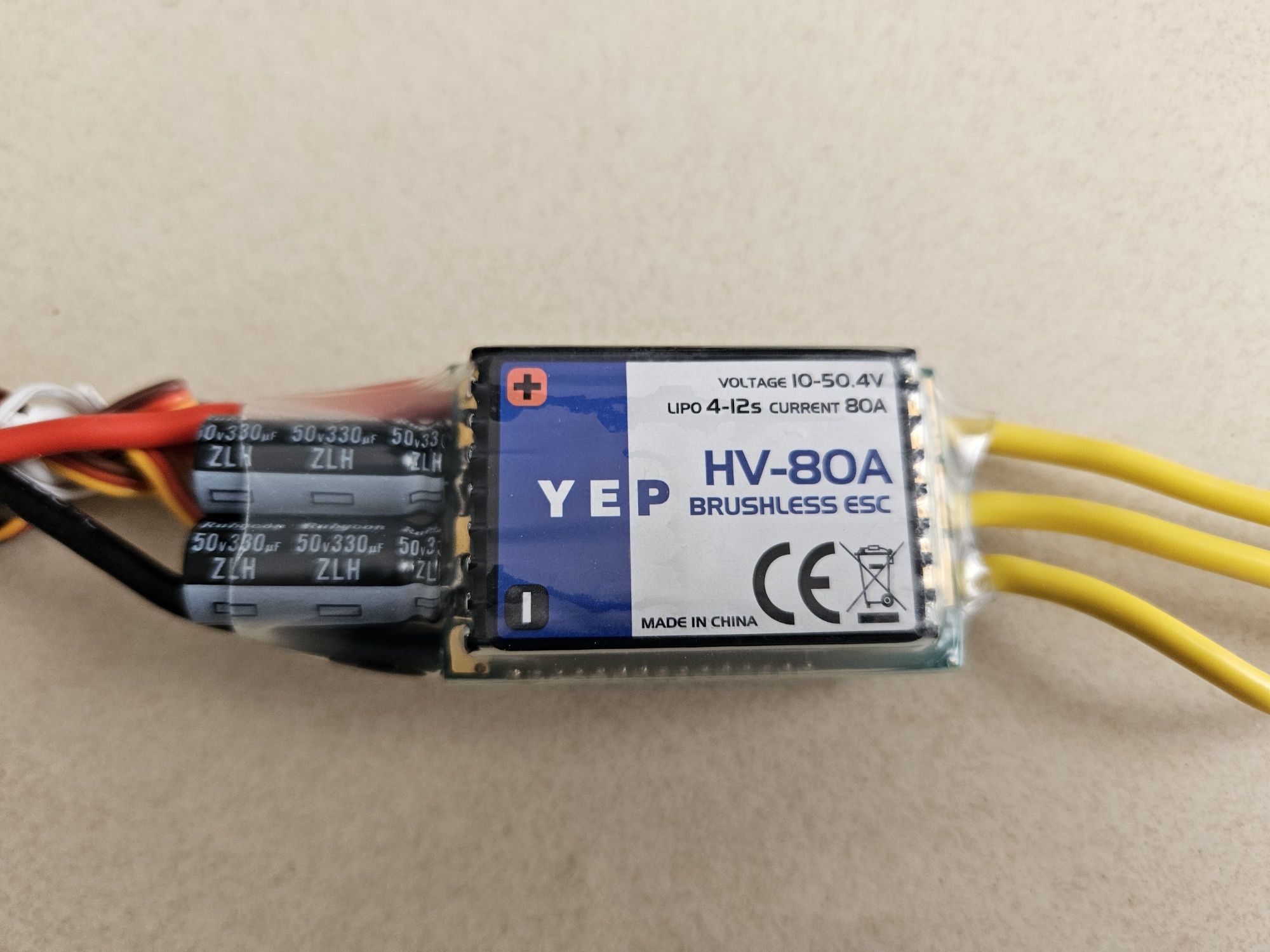 ESC YEP 80A LiPo 4-12S, 10-50,4V (OPTO)