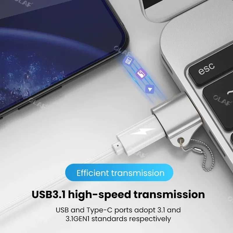 Адаптер, переходник OTG  Type-C - USB 3.0 / 3.1 перехідник