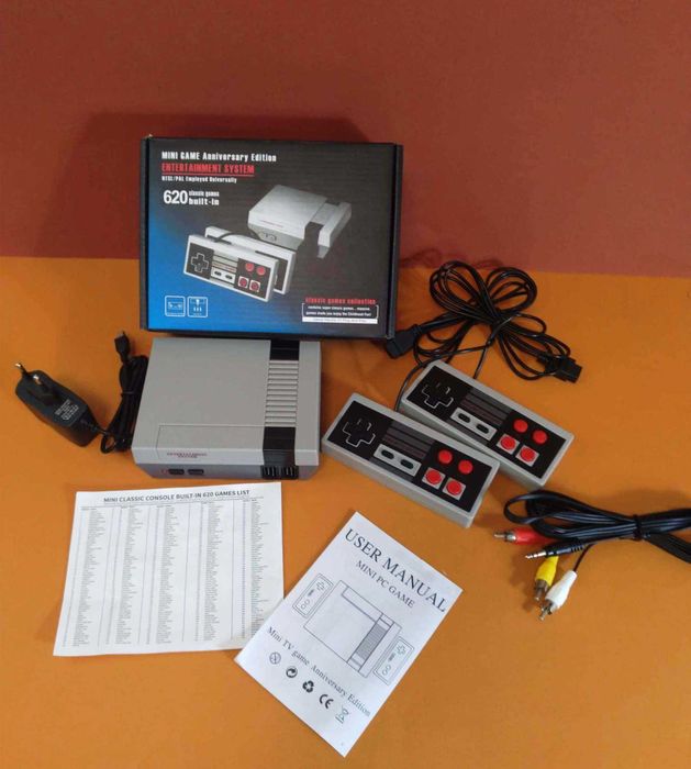 Новая игровая ретро приставка беспроводная HDMI