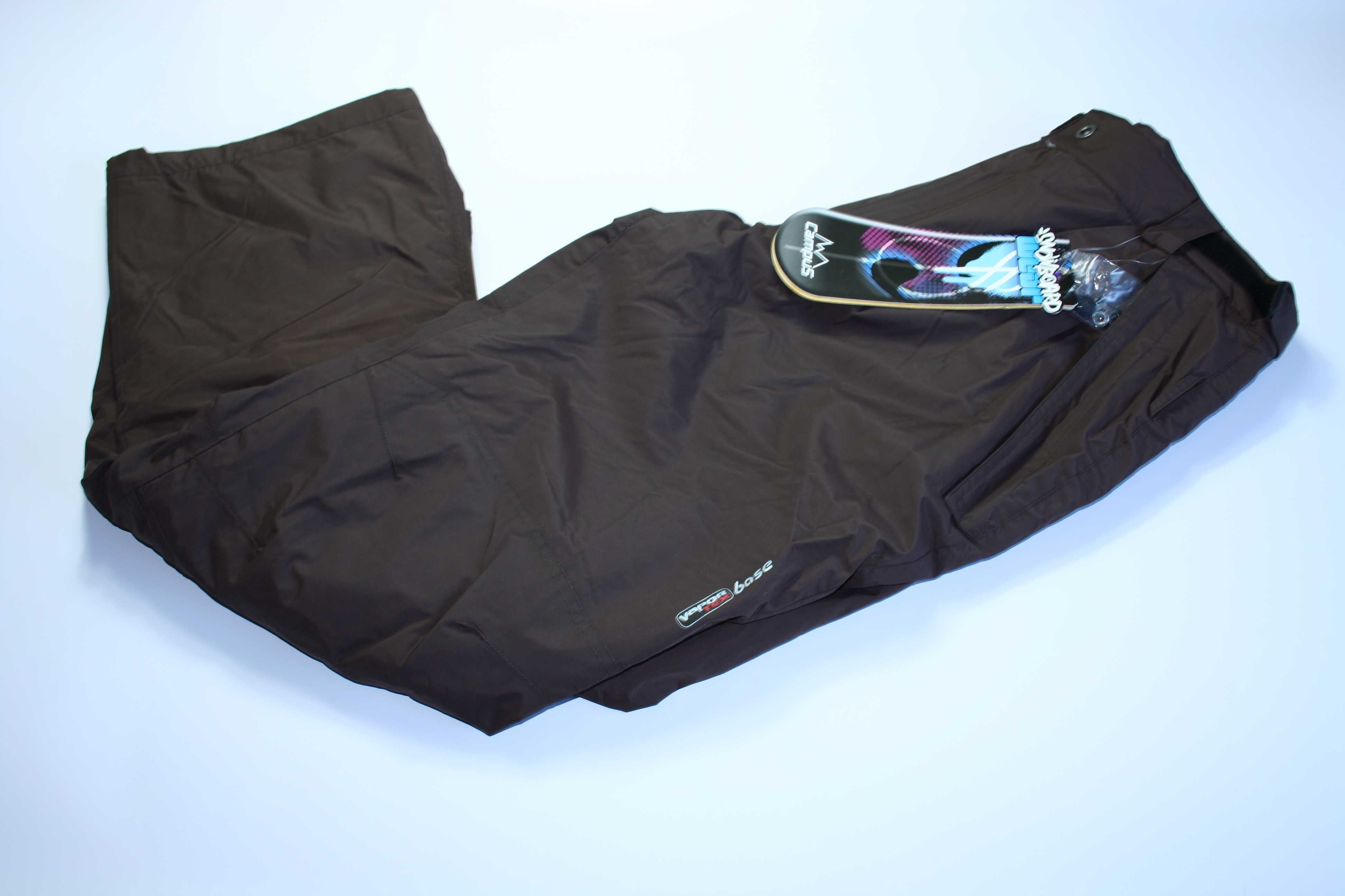 spodnie meskie snowboardowe XL nowe Campus JUNO brązowe