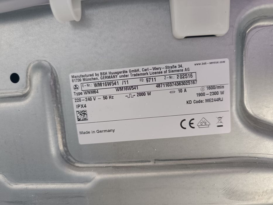 Пральна та сушильна машина siemens iq700