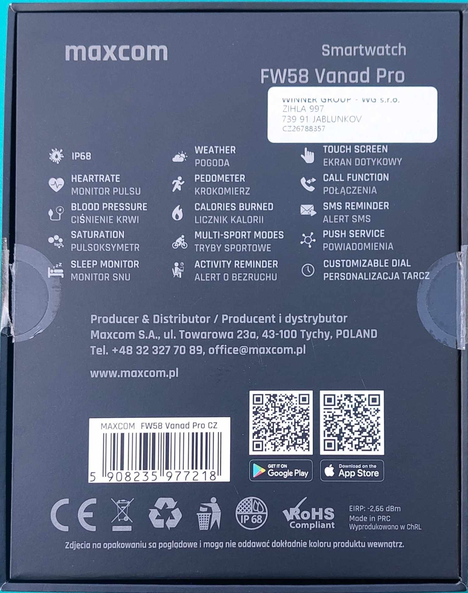Smartwatch Maxcom FW58 Vanad Pro
