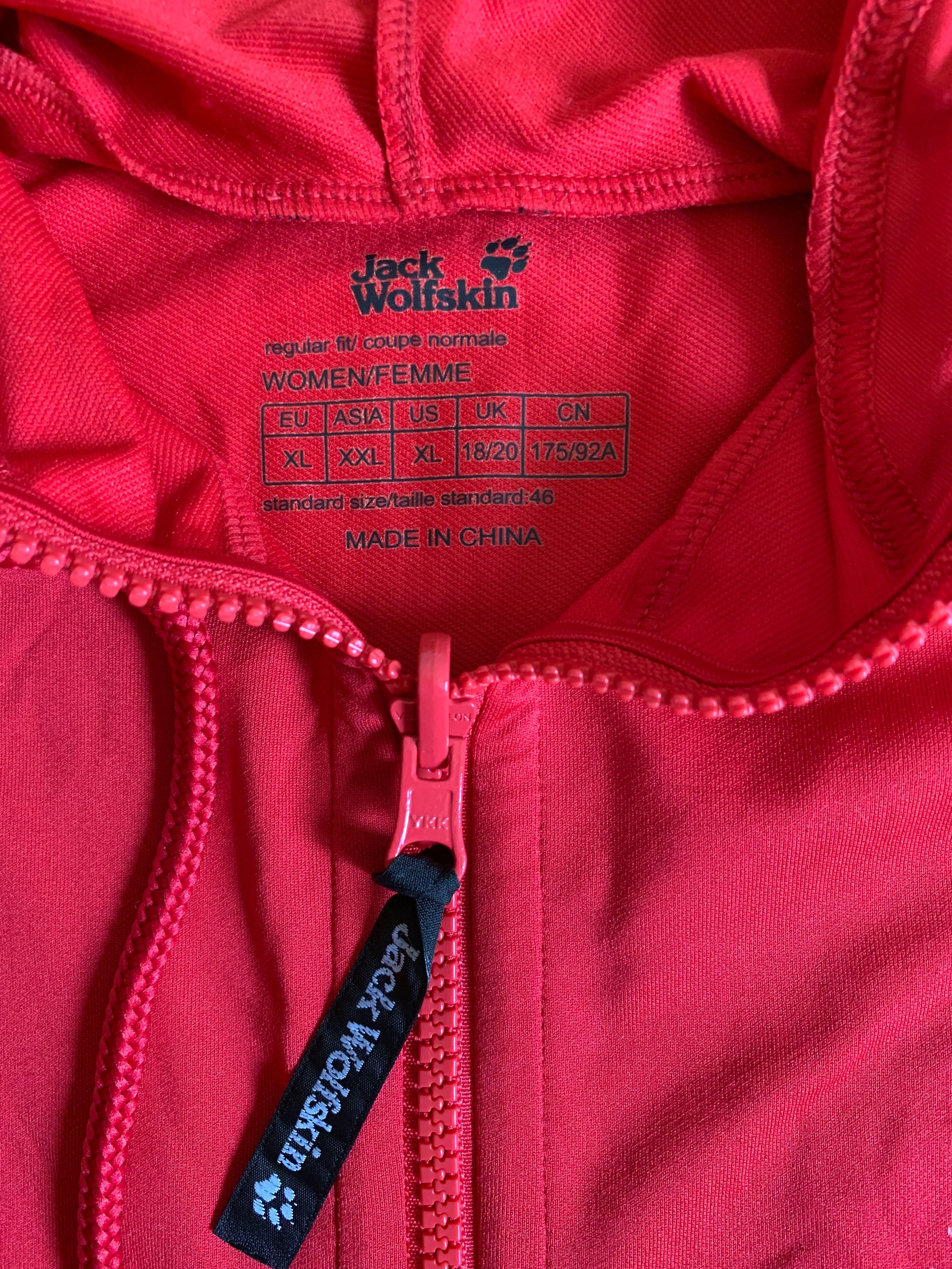 Классная как новая женская спортивная кофта Jack Wolfskin оригинал