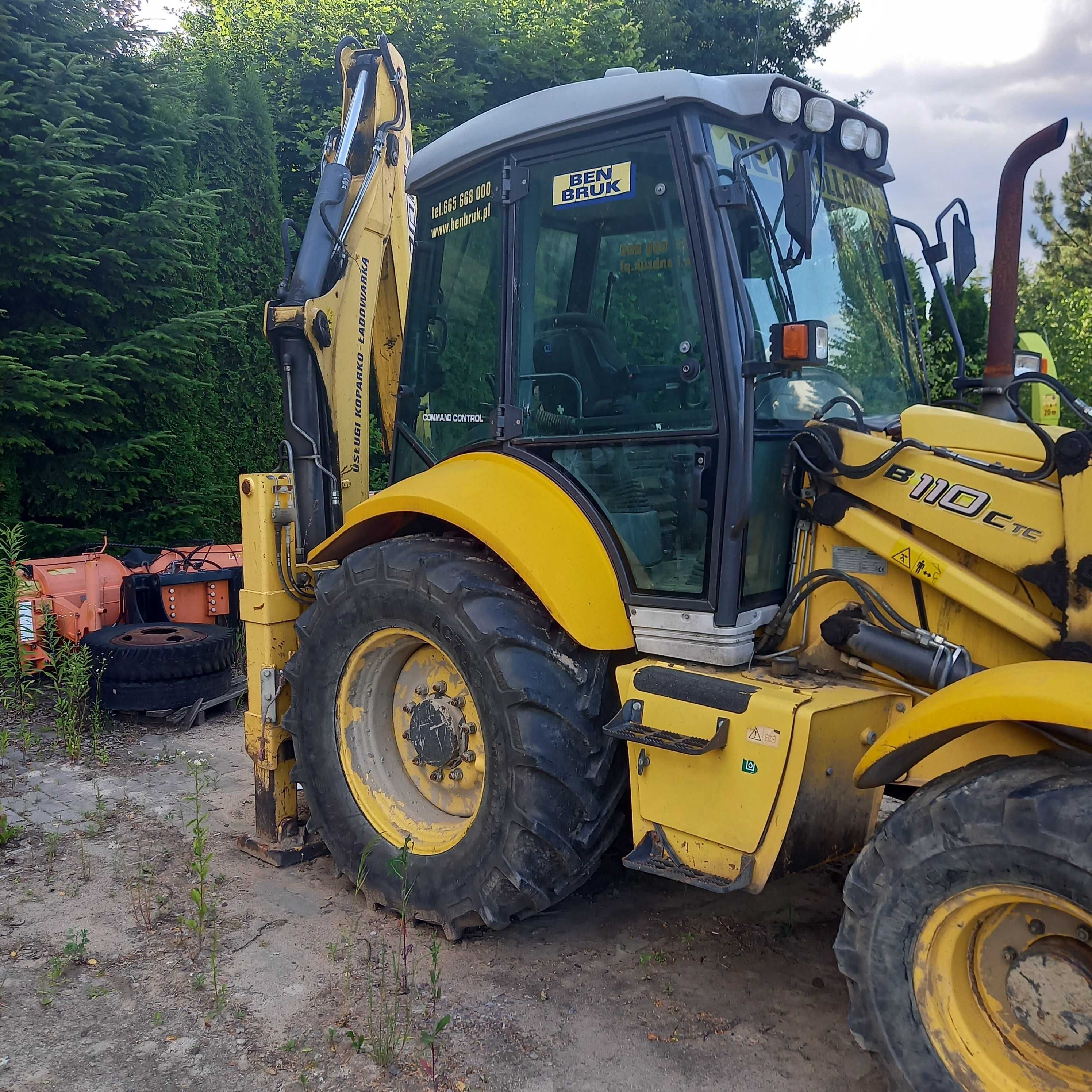 Sprzedam KOPARKO ŁADOWARKĘ NEW HOLLAND B110 C. w dobrym stanie